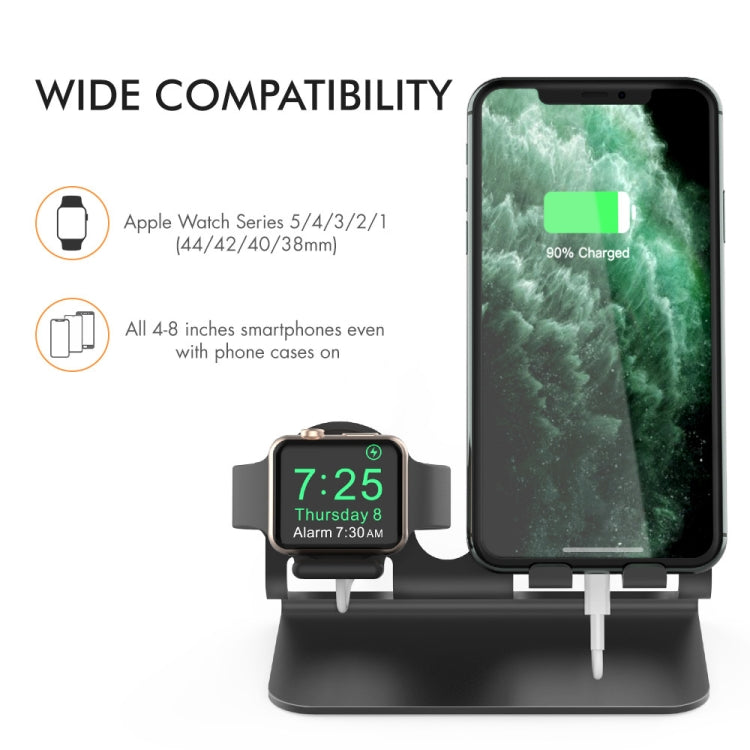 AhaStyle ST04 Aluminum Alloy Charging Base, For 4-8 inch Smart Phone&Apple Watch Series(Rose Gold) - HoMEdemic™ 