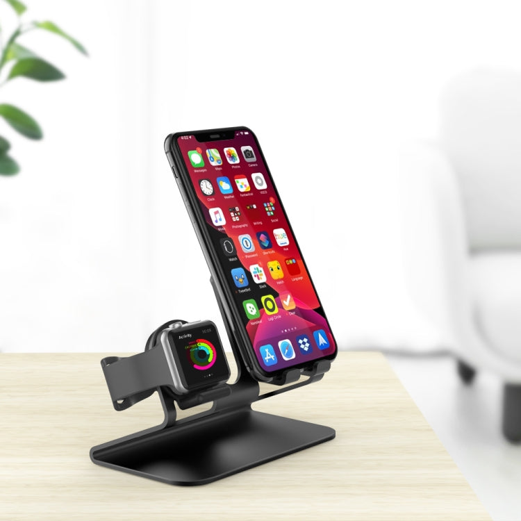AhaStyle ST04 Aluminum Alloy Charging Base, For 4-8 inch Smart Phone&Apple Watch Series(Rose Gold) - HoMEdemic™ 