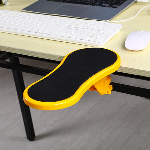 180 Degree Rotating Computer Table Hand Support Wrist Support Mouse Pad Mouse Pad Model (Yellow) - HoMEdemic™ 