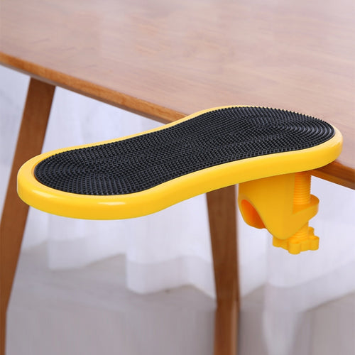 180 Degree Rotating Computer Table Hand Support Wrist Support Mouse Pad Surface Adhesive Pad Model (Yellow) - HoMEdemic™ 