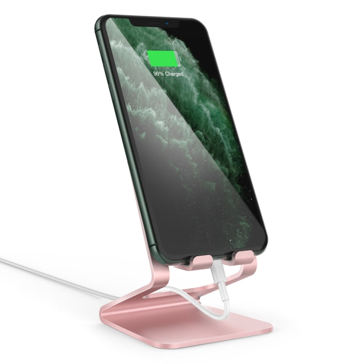AhaStyle ST02 Mobile Phone Aluminum Alloy Fixed Bracket Storage Charging Base(Rose Gold) - HoMEdemic™ 