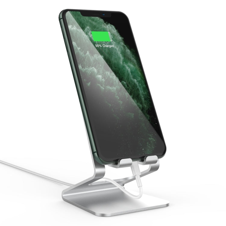 AhaStyle ST02 Mobile Phone Aluminum Alloy Fixed Bracket Storage Charging Base(Silver) - HoMEdemic™ 
