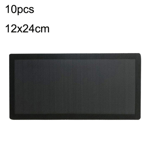 10pcs 12x24cm With Magnetic Suction PVC Cooling Fan Dust Net Desktop Computer Industrial Fan Filter Cover - HoMEdemic™ 