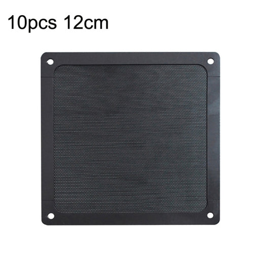 10pcs 12cm Punching Magnetic Suction PVC Cooling Fan Dust Net Desktop Computer Industrial Fan Filter Cover - HoMEdemic™ 