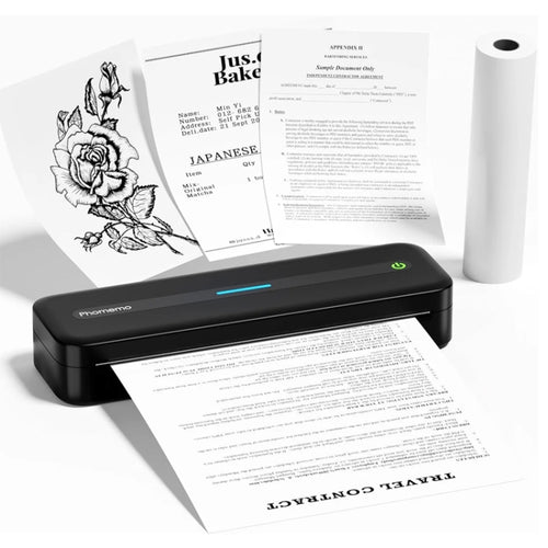 Phomemo M832 300dpi Wireless Thermal Portable Printer, Size: A4 Version(Black) - HoMEdemic™ 