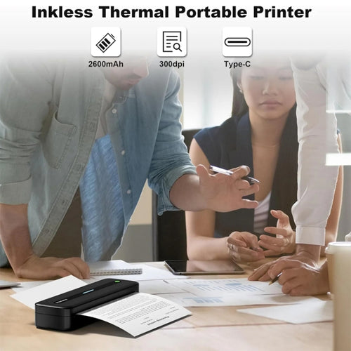 Phomemo M832 300dpi Wireless Thermal Portable Printer, Size: A4 Version(White) - HoMEdemic™ 