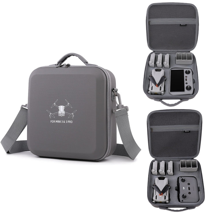 For DJI Mini 3 / Mini 3 Pro  BKANO PU Storage Bag Portable Shoulder Bag Messenger Bag RC Version - HoMEdemic™ 