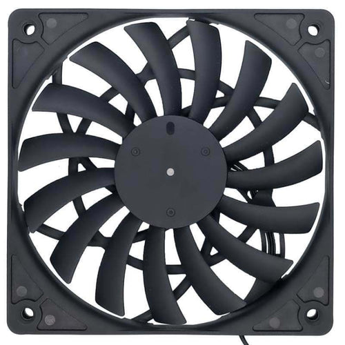 FANNER Ice Soul F12012 Desktop Chassis Ultra-thin 4pin Cooling Fan Intelligent PWM Speed Regulation(Black) - HoMEdemic™ 