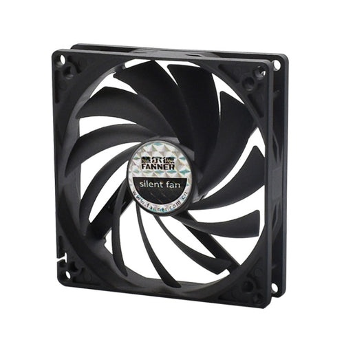 FANNER Ice Soul F10015 Desktop Computer Radiator PWM Intelligent Speed Regulation Ultra-thin Chassis Fan(Black) - HoMEdemic™ 