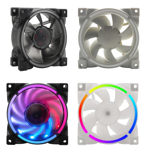 MF8025 Magnetic Suspension FDB Dynamic Pressure Bearing 4pin PWM Chassis Fan, Style: Non-luminous (Black) - HoMEdemic™ 