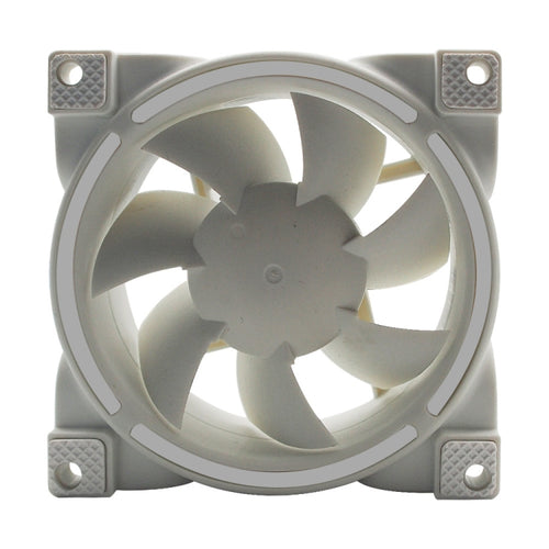 MF8025 Magnetic Suspension FDB Dynamic Pressure Bearing 4pin PWM Chassis Fan, Style: Non-luminous (White) - HoMEdemic™ 