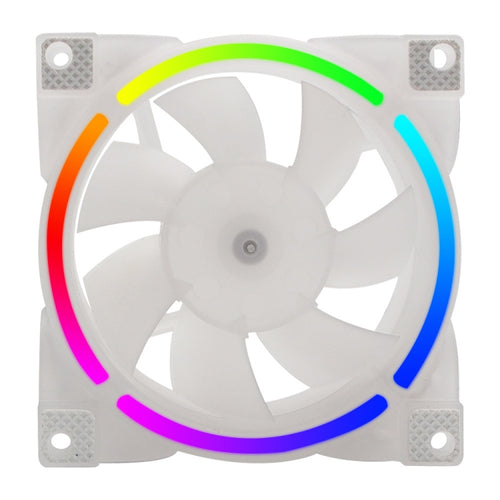 MF8025 Magnetic Suspension FDB Dynamic Pressure Bearing 4pin PWM Chassis Fan, Style: ARGB (White) - HoMEdemic™ 