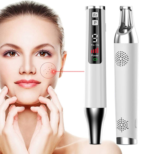 AA-A401 Small Freckle and Mole Removal Pen Tattoo and Eyebrow Removal Beauty Instrument, Color: Blu-ray Plug-in - HoMEdemic™ 