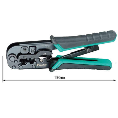 ProsKit CP-376TR 4P/6P/8P Three-Use Network Crimping Pliers - HoMEdemic™ 