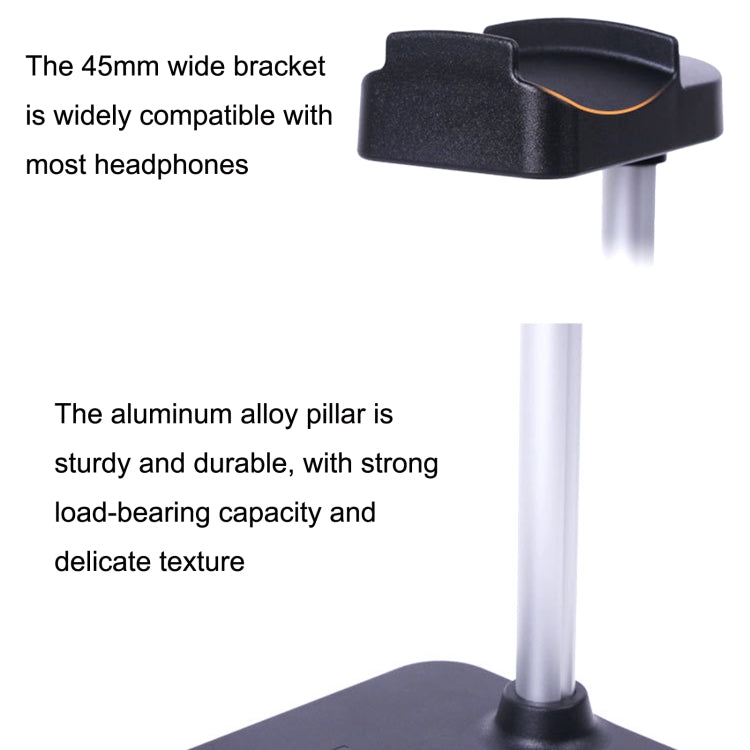 For AirPods Max Hifylux AP-HF5 Headphone Stand Mobile Phone Holder Storage Box(Black) - HoMEdemic™ 