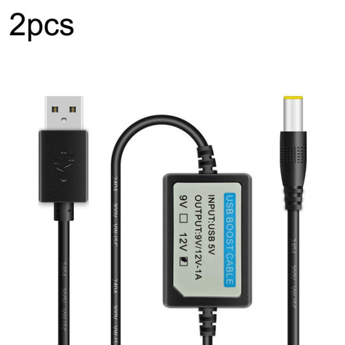 2pcs DC 5V to 9V USB Booster Line Mobile Power Cord - HoMEdemic™ 