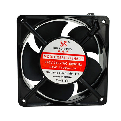 XIN RUI FENG XRX1203 220V Double Roller Cooling Fan 12cm Cabinet Power Distribution Cabinet Shaft - HoMEdemic™ 