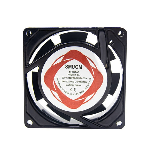 SMUOM SF8025AT 220V Oil Bearing 8cm Silent Chassis Cabinet Cooling Fan - HoMEdemic™ 