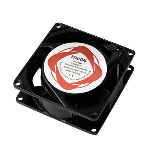 SMUOM SF8025AT 220V Double Ball Bearing 8cm Silent Chassis Cabinet Cooling Fan - HoMEdemic™ 