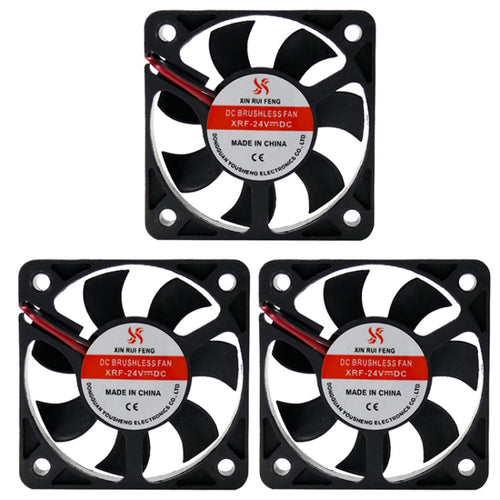 3pcs XIN RUI FENG 5V Oil Bearing 5cm Silent DC Cooling Fan - HoMEdemic™ 