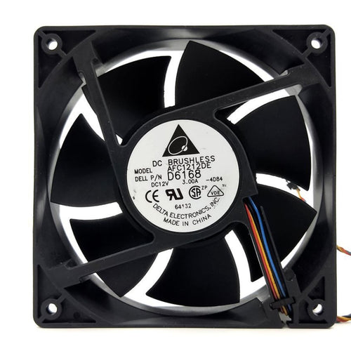 AFC1212DE 12cm 12V 3A Dual Ball Bearing DC Cooling Fan(Black) - HoMEdemic™ 