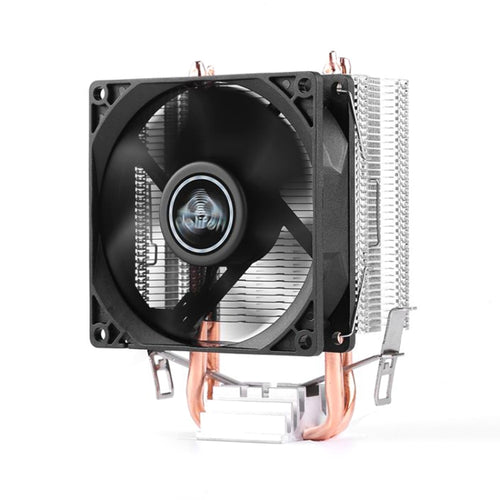 Desktop Computer Double Copper Tube CPU Radiator Super Quiet Without Light 3-pin Single Fan - HoMEdemic™ 