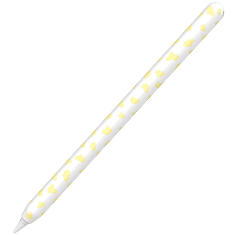 For Apple Pencil 2 AhaStyle PT65CW Silicone Pen Case Milk Cow Patterned Stylus Case(Yellow) - HoMEdemic™ 