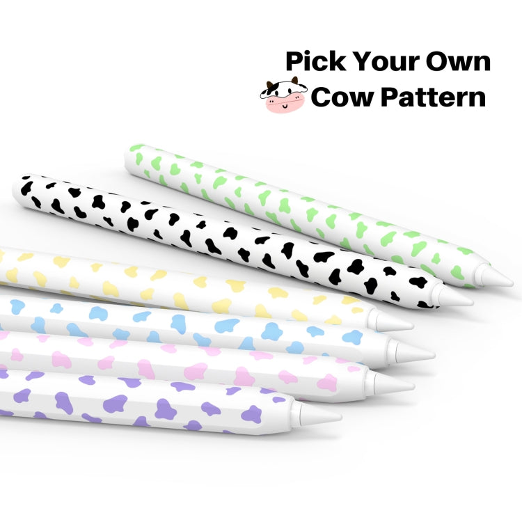 For Apple Pencil 2 AhaStyle PT65CW Silicone Pen Case Milk Cow Patterned Stylus Case(Pink) - HoMEdemic™ 