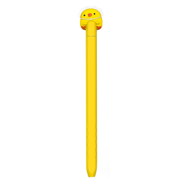 For Apple Pencil 2 AhaStyle PT-LC129 Pen Case Cartoon Silicone Protective Case(Chicken Yellow) - HoMEdemic™ 