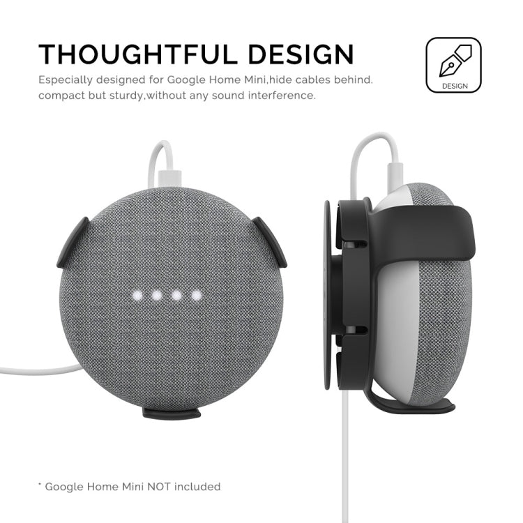 For Amazon Echo Dot 3 AhaStyle PT62 Wall Bracket Smart Speaker Bracket White - HoMEdemic™ 
