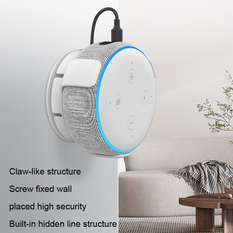 For Google Home Mini AhaStyle PT62 Wall Bracket Smart Speaker Bracket White - HoMEdemic™ 
