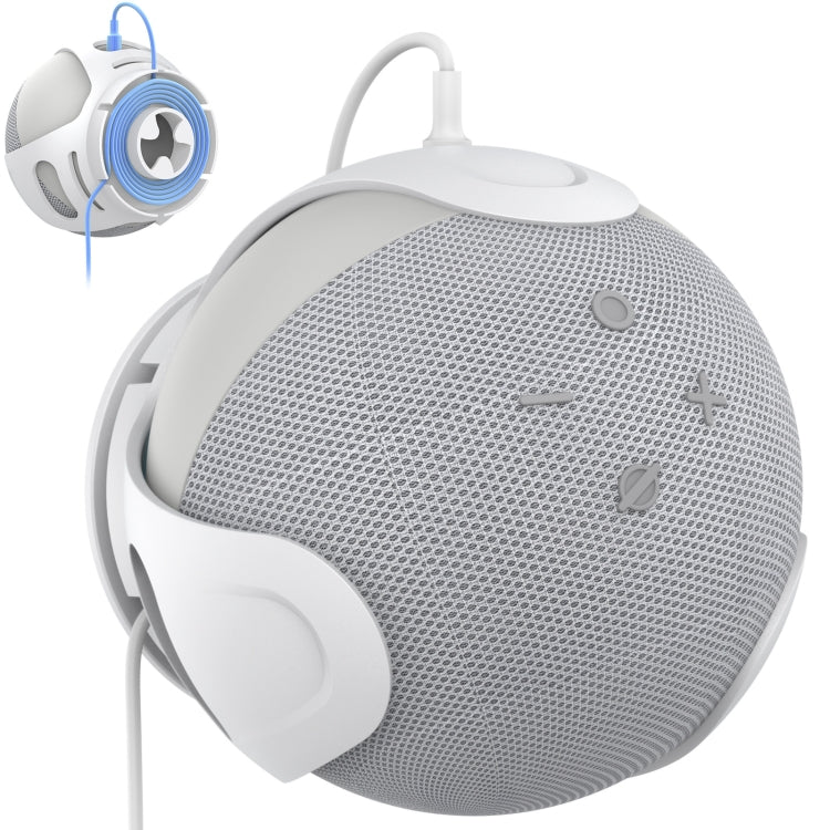 For Amazon Echo Dot 4/5 AhaStyle PT183 Speaker Wall Storage Stand(White) - HoMEdemic™ 