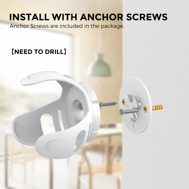 For Amazon Echo Dot 4/5 AhaStyle PT183 Speaker Wall Storage Stand(White) - HoMEdemic™ 