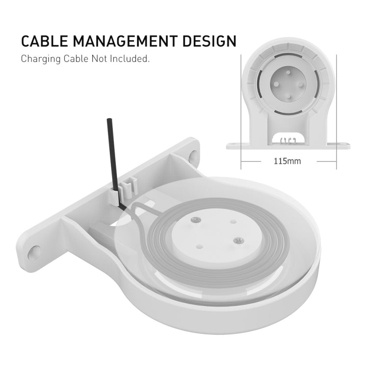For Apple HomePod Mini AhaStyle DD96 Stand Wall Storage Stand(White) - HoMEdemic™ 