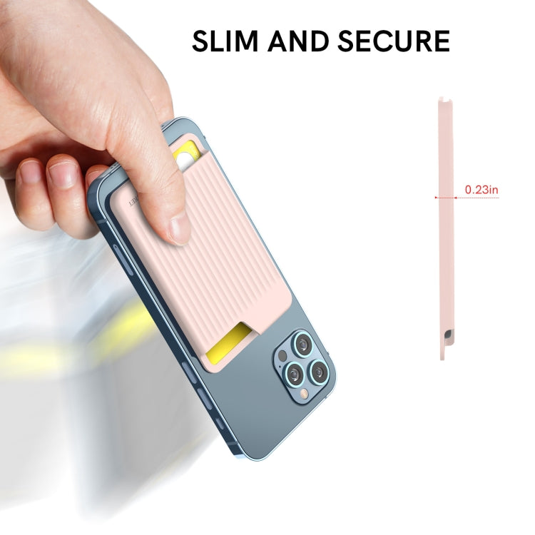 AhaStyle PT169 Mobile Phone Silicone Back Card Case Bus Card Bank Card Convenient Organizer(Black) - HoMEdemic™ 