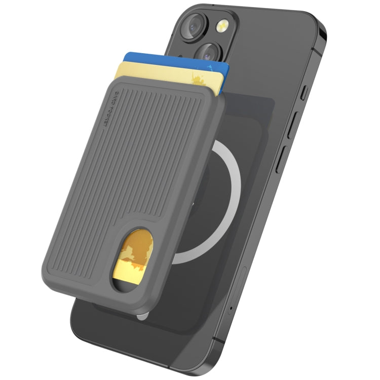 AhaStyle PT133-B Magnetic Vertical Silicone Card Holder(Grey) - HoMEdemic™ 