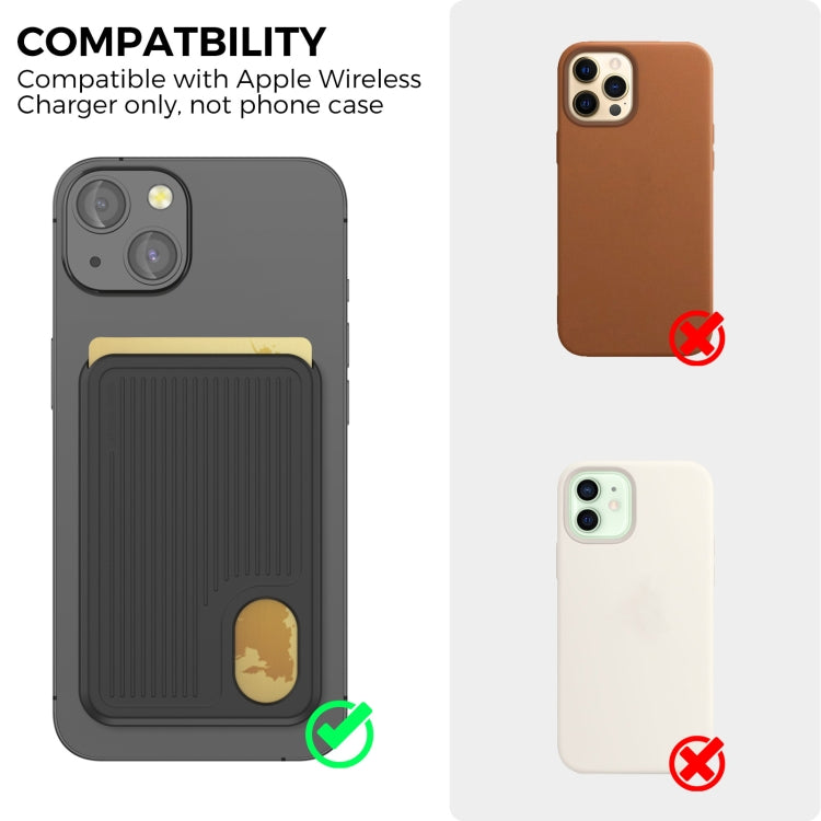 AhaStyle PT133-B Magnetic Vertical Silicone Card Holder(Black) - HoMEdemic™ 