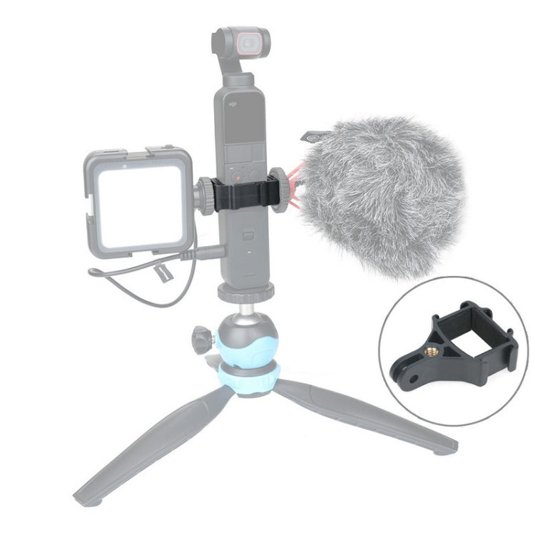 Black RCSTQ for DJI Pocket 2 Expansion Adapter Holder Camera Fixed Connection Accessories - HoMEdemic™ 