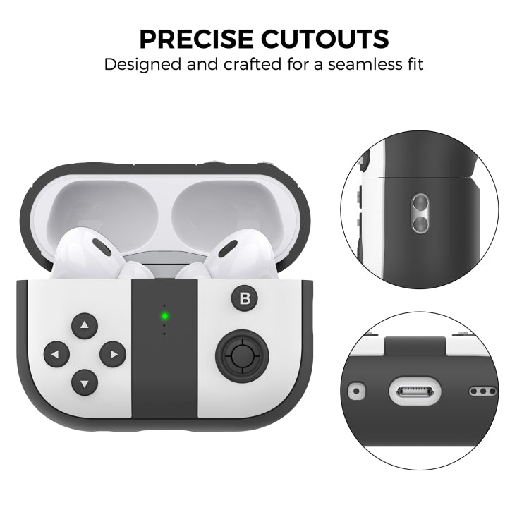 For AirPods Pro 2 AhaStyle PT-JY08 Split Silicone Cartoon Earphone Protective Case(Blue And Red) - HoMEdemic™ 