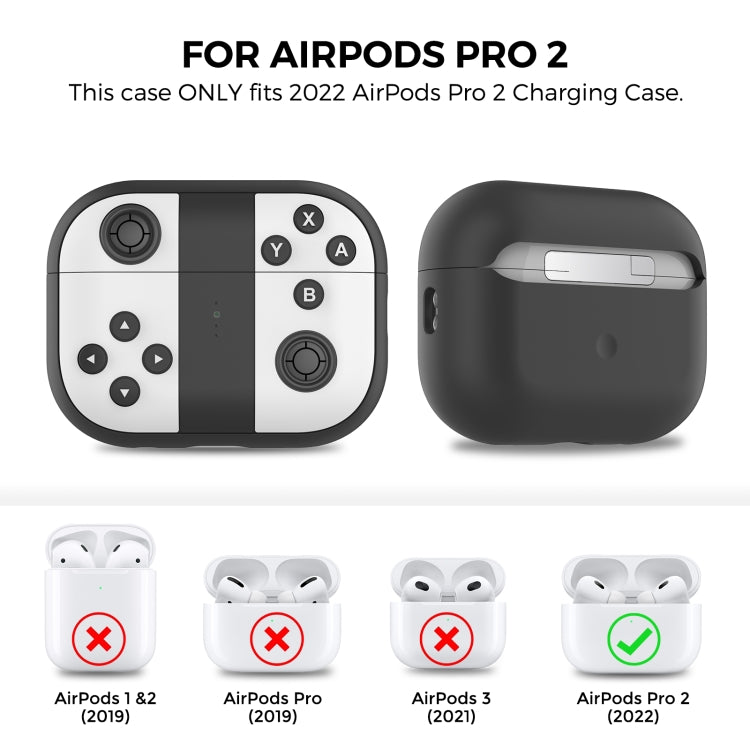 For AirPods Pro 2 AhaStyle PT-JY08 Split Silicone Cartoon Earphone Protective Case(Blue And Red) - HoMEdemic™ 