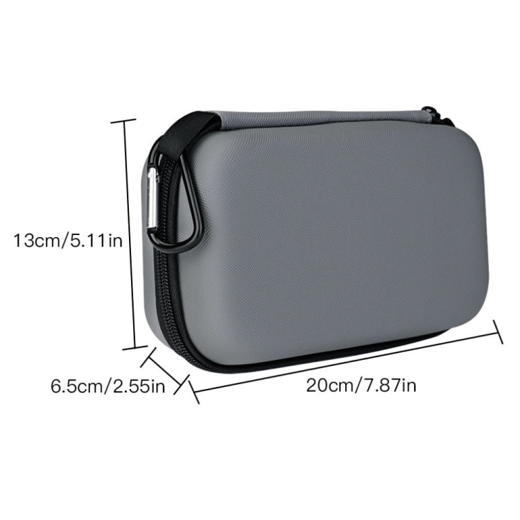 For DJI Action 2 RCSTQ Action Camera Hard Case Accessory Bag(Silver Gray) - HoMEdemic™ 