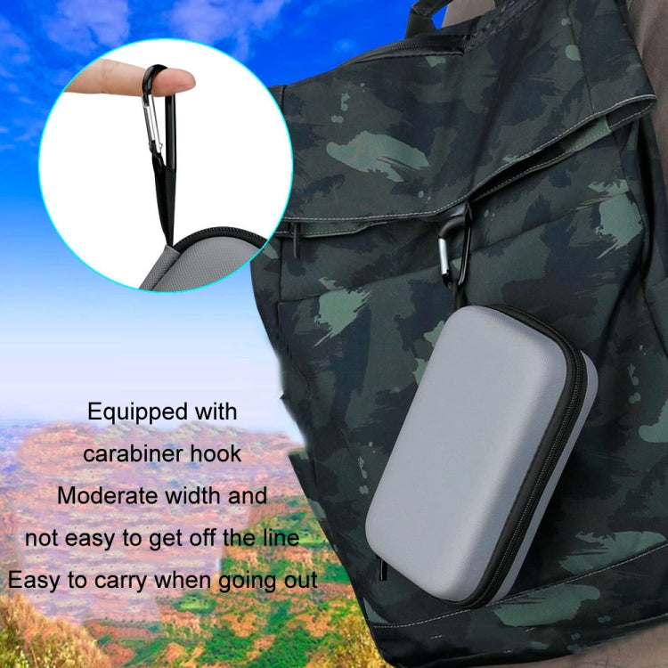 For DJI Action 2 RCSTQ Action Camera Hard Case Accessory Bag(Silver Gray) - HoMEdemic™ 
