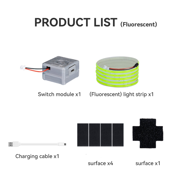 For DJI Avata RCSTQ Light-emitting Light Strip Night Flight Warning Light Strip(Fluorescent) - HoMEdemic™ 