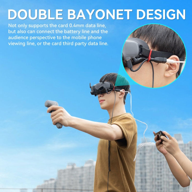 For DJI AVATA Goggles 2 RCSTQ Aluminum Alloy Anti-falling Wire Fixing Parts - HoMEdemic™ 
