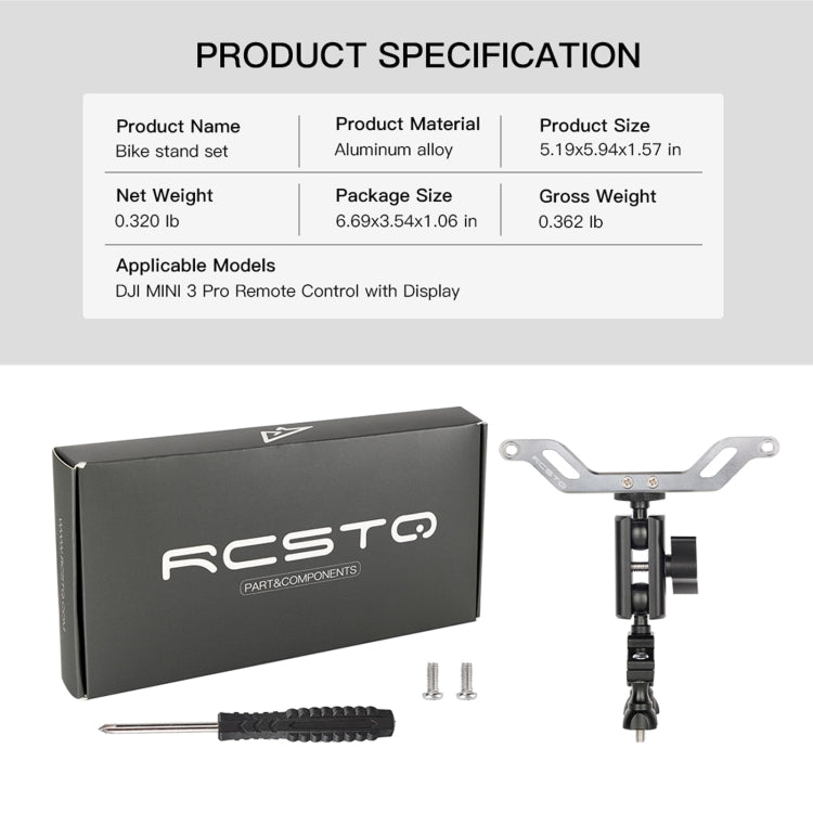 For DJI Mini 3 Pro RCSTQ Bicycle Cycling Bracket With Screen Remote Control And Drone Accessories(As Show) - HoMEdemic™ 