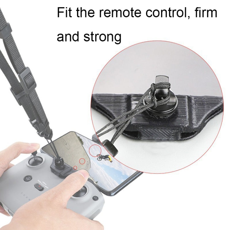RCSTQ for DJI Mavic Air 2 Remote Adjustable Quick Release Lanyard with Clip Drone Remote Control Accessories(Black) - HoMEdemic™ 