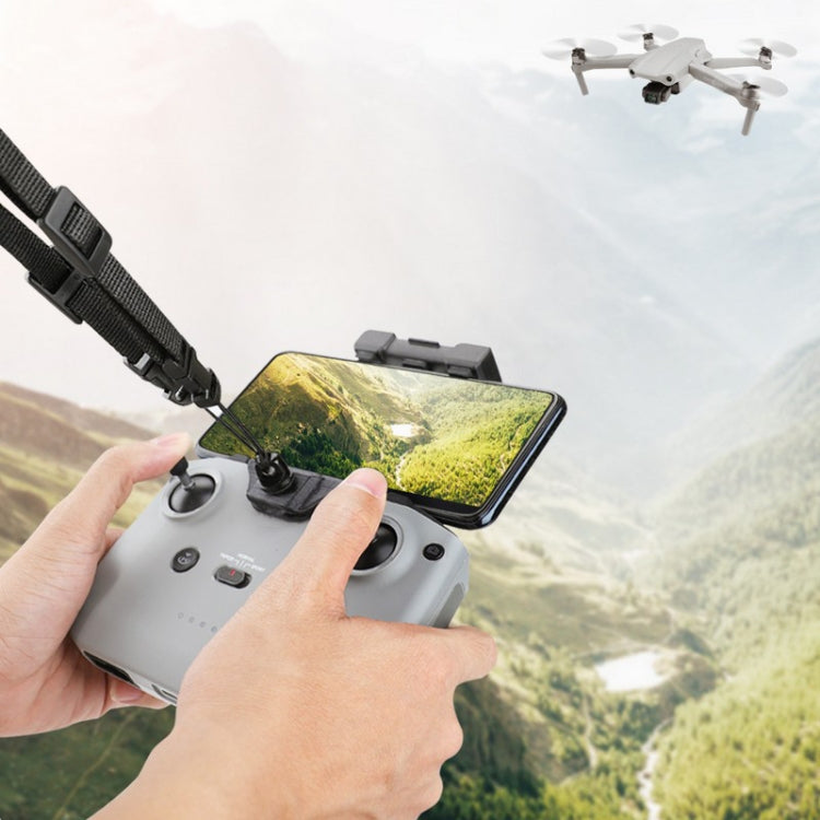 RCSTQ for DJI Mavic Air 2 Remote Adjustable Quick Release Lanyard with Clip Drone Remote Control Accessories(Black) - HoMEdemic™ 