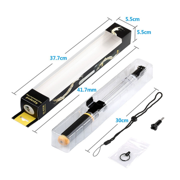 Transparent Retractable Selfie Stick Buoyancy Stick for All Action Cameras - HoMEdemic™ 