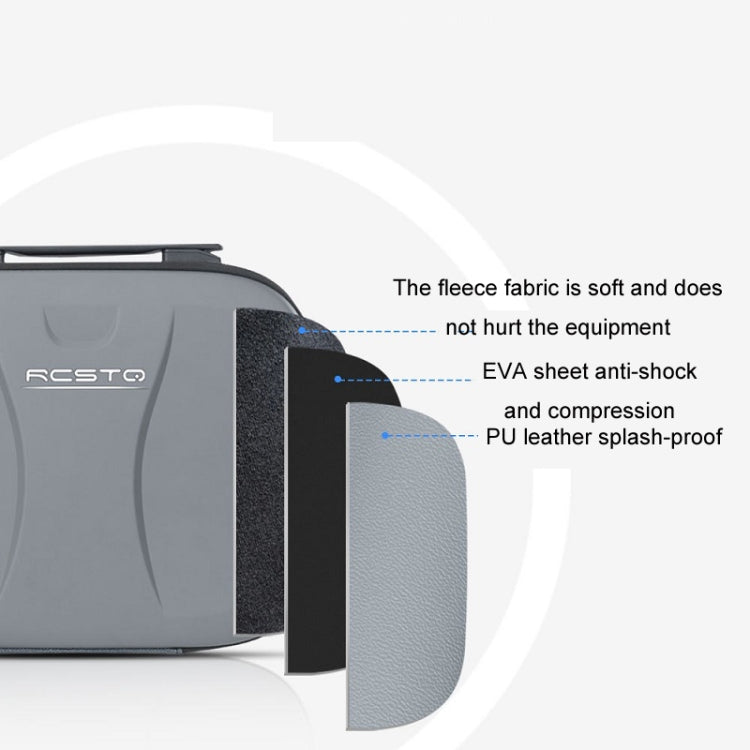 For DJI Mini 3 Pro RCSTQ Remote Control Portable Storage Bag(Grey) - HoMEdemic™ 
