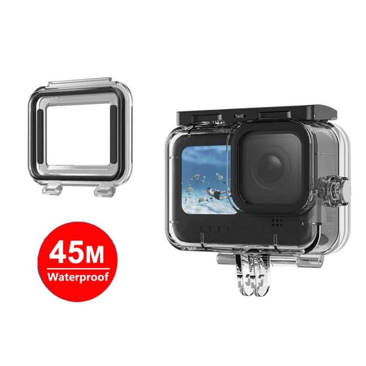 For GoPro Hero11 Black / HERO10 Black / HERO9 Black TELESIN Waterproof Case Full Scene Anti-Fog Underwater Diving Housing - HoMEdemic™ 